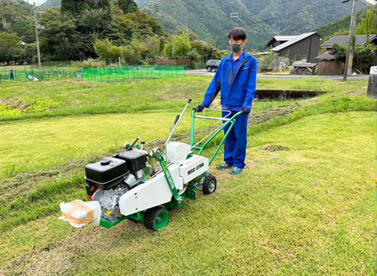 ブランド芝の生産で、景観維持と地域の農産業をつくる